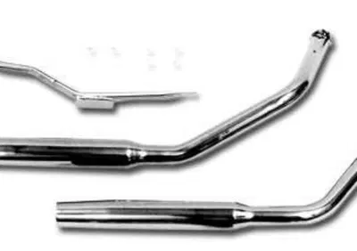 Marmitte Paughco Tapered cromate Per FX Shovel dal - Annuncio 8546961