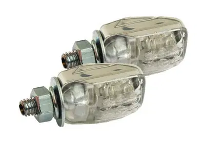 Frecce a led Picco cromate lente chiara omologate  - Annuncio 8551952