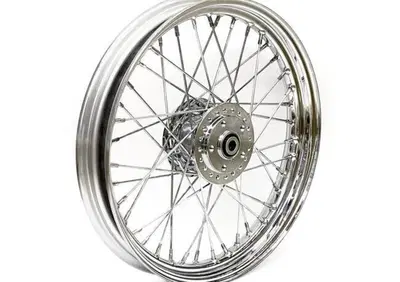 Ruota anteriore 19 x 2,50 a 40 raggi cromata Per F  - Annuncio 9210850