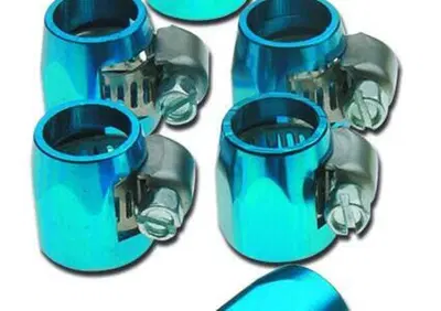 Fascette stringi tubo blu 3/8" (confezione da 6 pe  - Annuncio 8559685