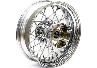 Ruota posteriore a 40 raggi cromata 16x5 per Touri  - Annuncio 9212001