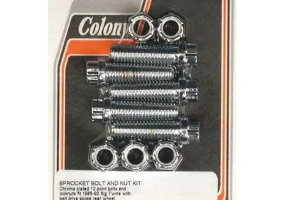 Viti 12 punte e dadi cromati per puleggia Per FXR,  - Annuncio 8559991