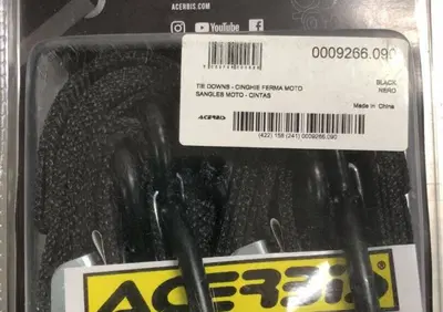 COPPIA DI CINGHIE ACERBIS PER FISSAGGIO MOTO CODIC - Annuncio 9402512