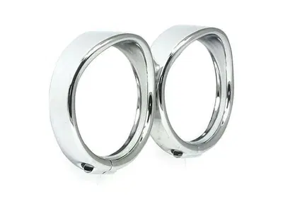 Ghiere per frecce a lenti piatte Visored cromate p  - Annuncio 8558473