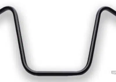 Manubrio Ape Hanger 1" alto 16" nero con fossette Santee - Annuncio 8547977