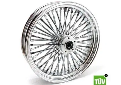 Ruota posteriore cromata Big Spoke 48 raggi 18”x 4  - Annuncio 8560273