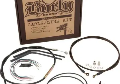 Kit cavi Softail per manubrio alto 18" (46cm) neri  - Annuncio 8552596