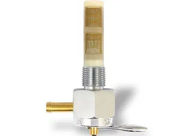 Rubinetto benzina Monster Flow alto flusso cromato  - Annuncio 8550451