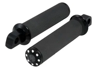 Pedaline RSD Tracker nere e cromate con attacco ru  - Annuncio 8560805