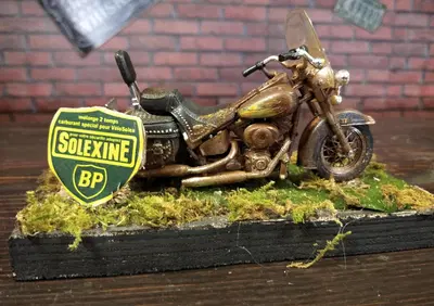 Diorama con Softail Heritage American Wheels  - Annuncio 8829117