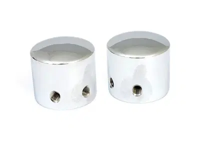 Coperture perno ruota anteriori cromate per Dyna d  - Annuncio 8827687