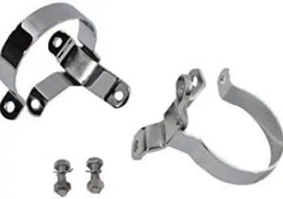 Coppia Fascette cromate da 3-1/4" (82 mm) per Tour  - Annuncio 9154444
