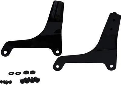 Piastre nere per schienalino Sissy Bar fisso per S Drag Specialties - Annuncio 9036721