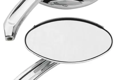 Specchietti ovali cromati Custom Chrome  - Annuncio 8546666