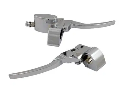 Comandi manubrio Custom cromati singolo disco con  - Annuncio 8562247