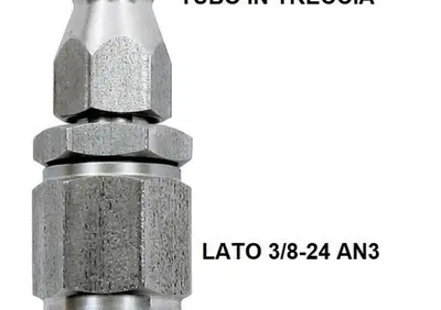 Raccordo cromato 3/8"-24 AN-3 al tubo Hide-A Line Goodridge - Annuncio 9051048