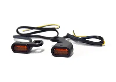 Frecce nere con lenti ambrate omologate a LED per  - Annuncio 8560494