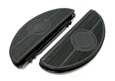 Pedane ovali guidatore ammortizzate nere vintage P  - Annuncio 9227995