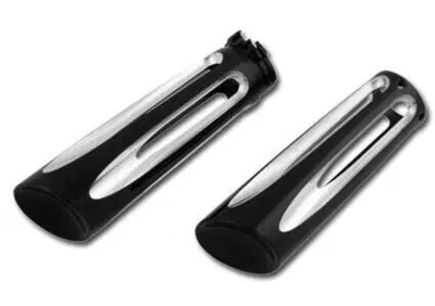 Manopole Ness Deep Cut nere contrast per accelerat Arlen Ness - Annuncio 8549493