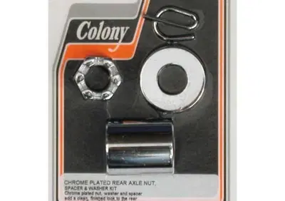 Kit distanziali ruota posteriore cromati e dado se  - Annuncio 9437312