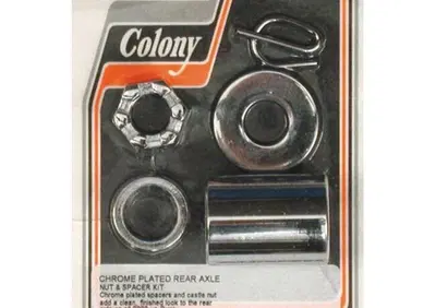 Kit distanziali ruota posteriore cromati e dado se  - Annuncio 9437313