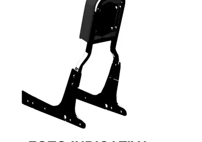 Schienalino Sissy Bar fisso alto 28 nero per Softa  - Annuncio 9036704