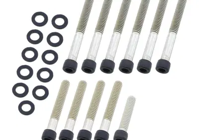 Kit viti coperchio cam nere opache per Sportster d  - Annuncio 9440030