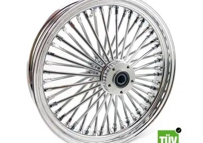 Ruota anteriore cromata Big Spoke 48 raggi 18”x 3,  - Annuncio 8560285