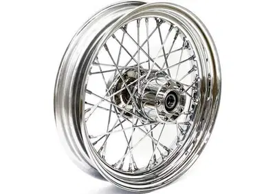 Ruota posteriore a 40 raggi cromata 16x3 per Softa  - Annuncio 9211989