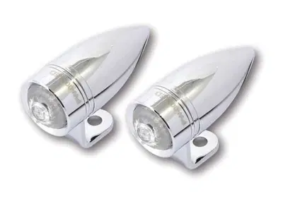 Frecce a led mono bullet con supporto cromate omol  - Annuncio 8551933