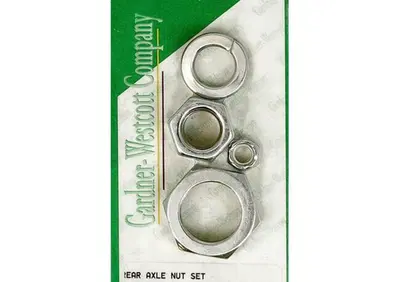 Kit bulloneria cromata per perno ruota posteriore  - Annuncio 8560456