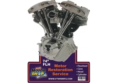Insegna metallica motore ultimi Shovelhead V-Twin  - Annuncio 9446003