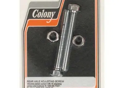 Coppia viti cromate per registro cinghia finale pe  - Annuncio 9330778