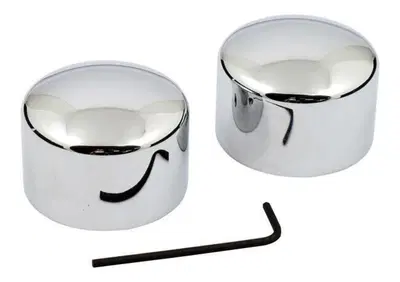 Coperture perno ruota anteriori cromate per Dyna d  - Annuncio 8553811