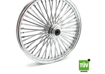 Ruota anteriore cromata Big Spoke 48 raggi 19”x 2,  - Annuncio 8560288