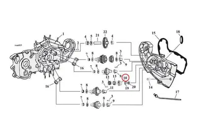 Bronzina Cam Per Sportster dal 1957 al 1976 rif OE  - Annuncio 8559813