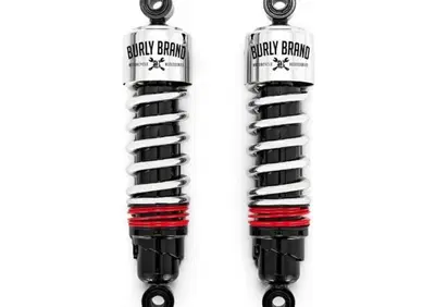 Ammortizzatori 11,5" cromati Burly Slammer Plus pe  - Annuncio 8549210