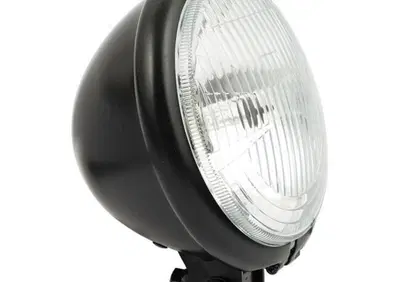 Faro anteriore 5 3/4'' Bates omologato nero Motorc  - Annuncio 8557970