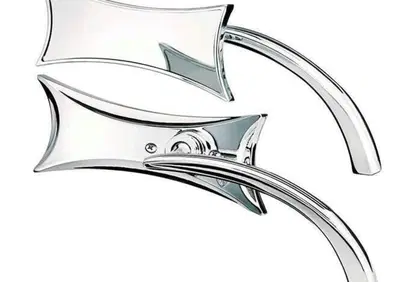 Specchietto Ness Tech Quattro punte destro cromo Arlen Ness - Annuncio 8546708