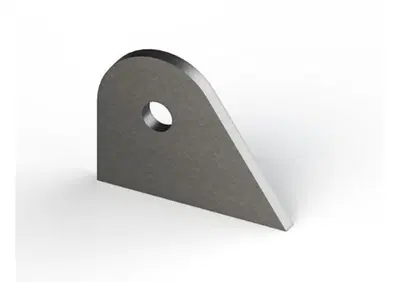 Staffe in acciaio da saldare B 40mm x L 30mm x 3mm  - Annuncio 8560945