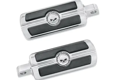 Pedaline cromate Willie G skull rif OEM 50370-04 H  - Annuncio 9193427