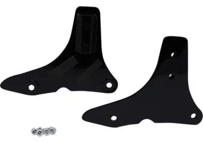 Piastre nere per schienalino Sissy Bar fisso per T Drag Specialties - Annuncio 9036720