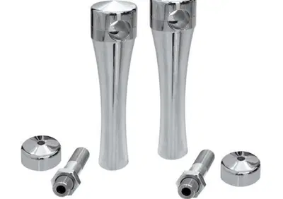 Riser Rebuffini cromati alti 6” lisci forati con p  - Annuncio 8826934