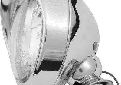 Faro anteriore 3 1/2" omologato con visiera cromat  - Annuncio 8557918