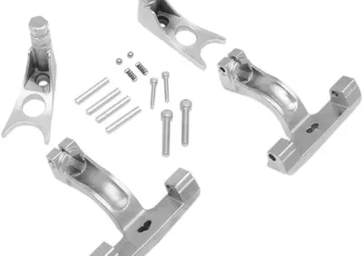 Kit Supporti cromati per pedane passeggero per Sof Drag Specialties - Annuncio 9154457