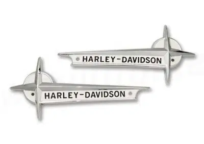 Emblemi serbatoio Harley Davidson FL 1961-1962 rif Zodiac - Annuncio 8828683