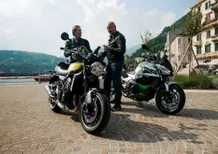 Kawasaki oggi: un giorno speciale con la Z900RS e la Z7 Hybrid insieme a Enrico Bessolo [VIDEO]