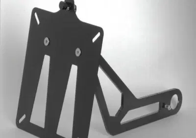 Portatarga italiana laterale universale Gray India  - Annuncio 8548223