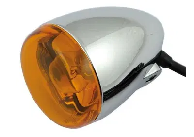 Freccia a lampadina Anteriore cromata lente aranci  - Annuncio 8551979