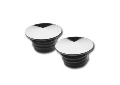 Tappi benzina profilo a punta inox lucidi Per Dyna  - Annuncio 8550506